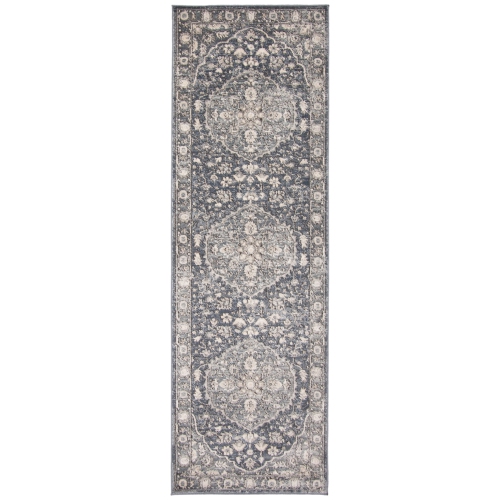 Oregon Tabriz Grey/Cream Polypropylene Rug 5'3" x 7'3"
