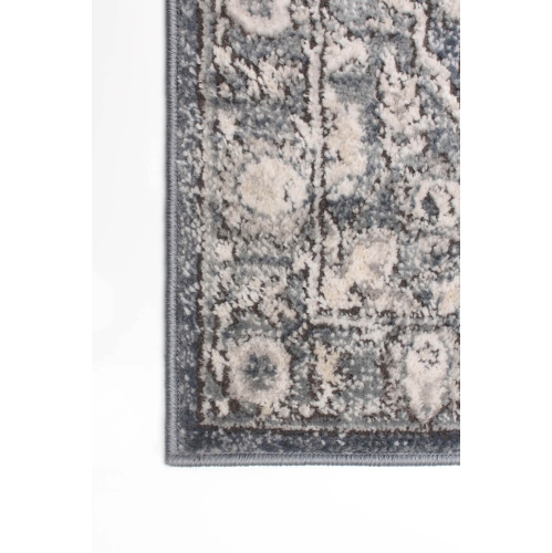 Oregon Tabriz Grey/Cream Polypropylene Rug 5'3" x 7'3"
