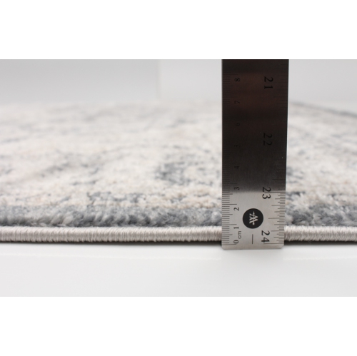 Oregon Tabriz Grey/Cream Polypropylene Rug 5'3" x 7'3"