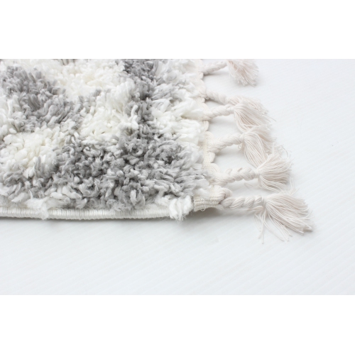 Grammercy Diamond Cream Polypropylene Shag 6'7" x 9'6"