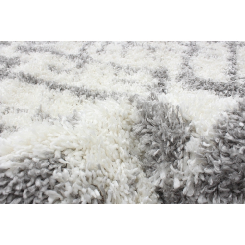 Grammercy Diamond Cream Polypropylene Shag 6'7" x 9'6"