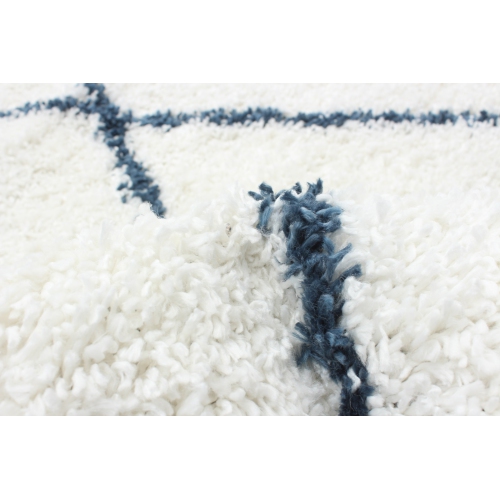 Grammercy Diamond Cream Polypropylene Shag 6'7" x 9'6"