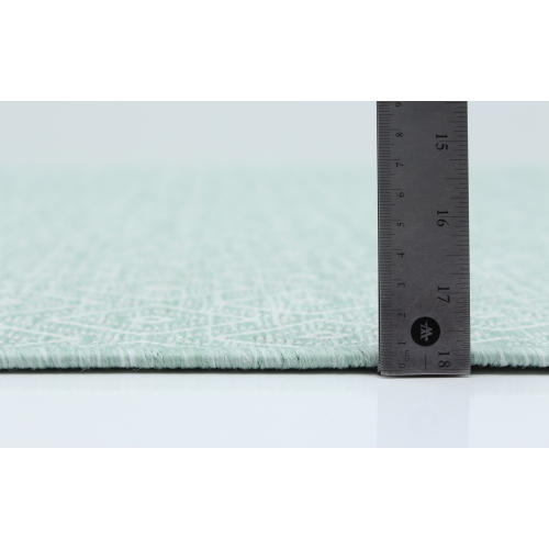 Veranda Diamond Blue Polypropylene Rug 6'7" x 9'6"