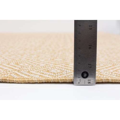 Veranda Diamond Blue Polypropylene Rug 6'7" x 9'6"