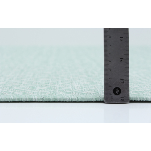 Veranda Diamond Blue Polypropylene Rug 6'7" x 9'6"