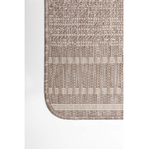 Cabana Taupe Polypropylene Rug 3'3" x 4'7"