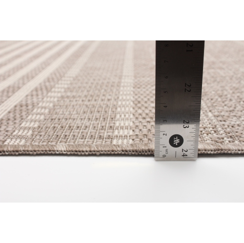 Cabana Taupe Polypropylene Rug 3'3" x 4'7"