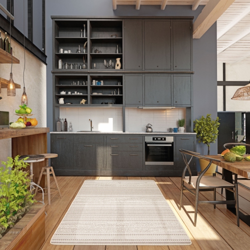 Cabana Chocolate Polypropylene Rug 2'2" x 3'11"