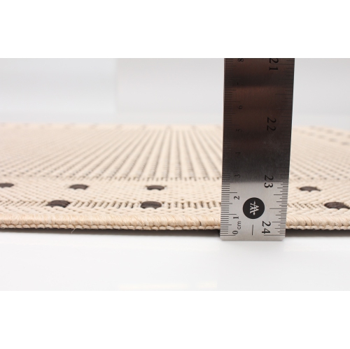 Nadia Tan Polypropylene Rug 2'2" x 3'11"