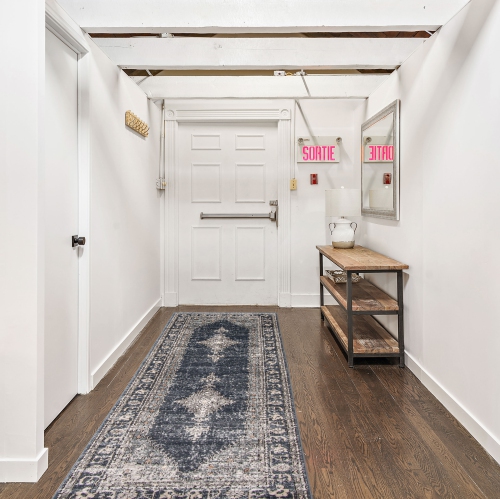 Oregon Tabriz Grey/Cream Polypropylene Rug 5'3" x 7'3"