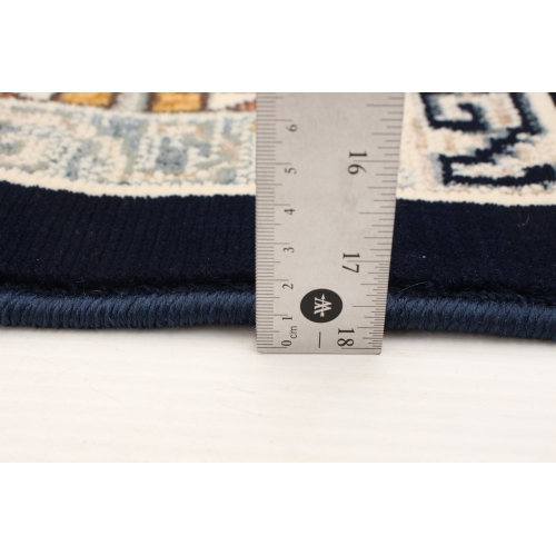 Qashqai , tapis sarcelle en polypropylène 2 pi 8&nbsp;po x 10 pi 0&nbsp;po