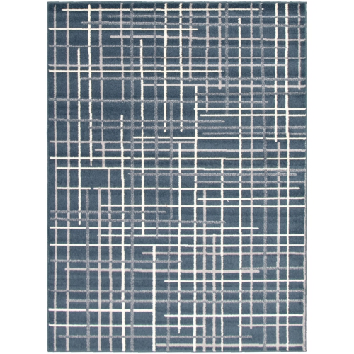 ALFRESCO DECOR  Tessa Anthracite Polypropylene Rug 3'11" X 5'7"
