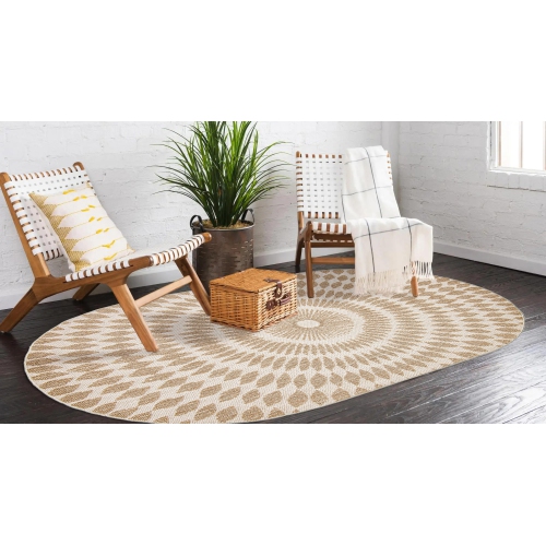 Manon Taupe Polypropylene Rug 8'0" x 10'0"