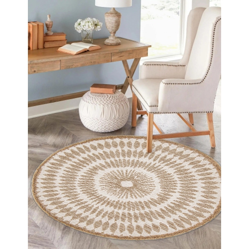 Manon Taupe Polypropylene Rug 8'0" x 10'0"