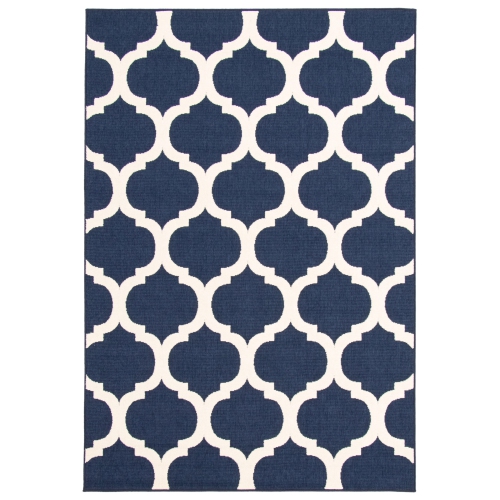 ALFRESCO DECOR  Cambridge Polypropylene Rug 5'3" X 7'7" In Grey