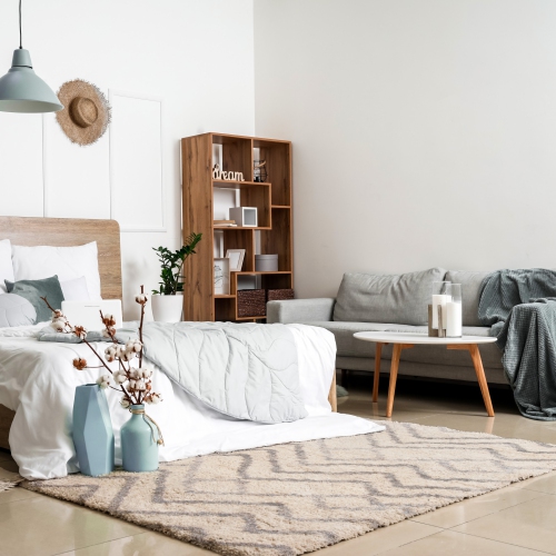 Suzana Cream Polypropylene Rug 6'7" x 9'6"