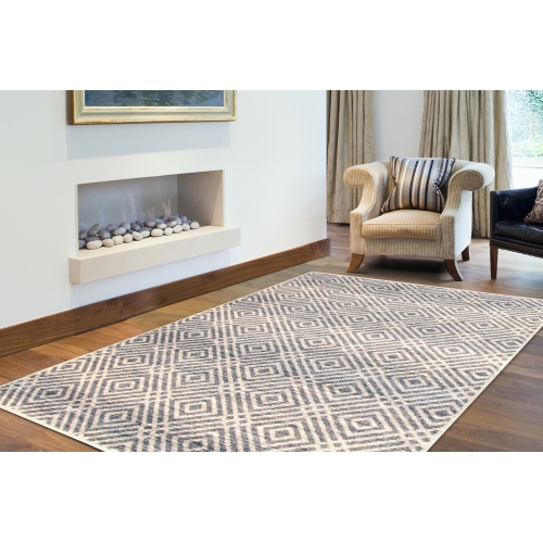 Tapis en polypropylène crème d'Ember 7 pi 10 po x 10 pi 2 po