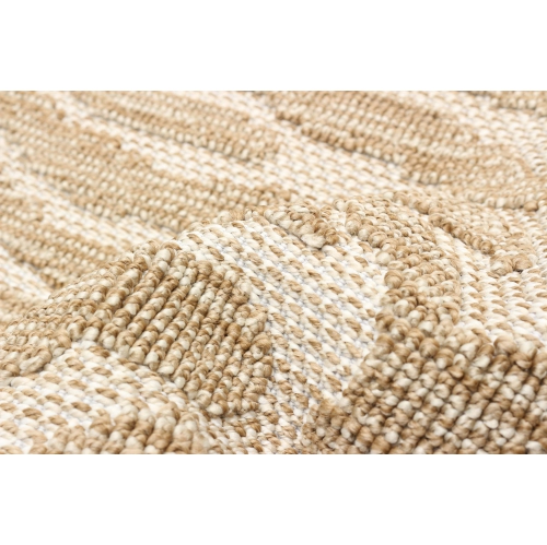 Zendaya Taupe Polypropylene Rug 2'6" x 12'0"