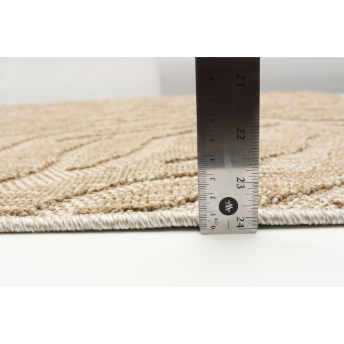 Zendaya Taupe Polypropylene Rug 2'6" x 12'0"