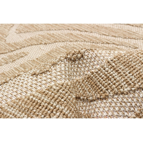 Zendaya Taupe Polypropylene Rug 2'6" x 12'0"