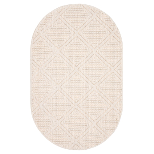 ALFRESCO DECOR  Tosca Taupe Polypropylene Rug 5'0" X 7'0"