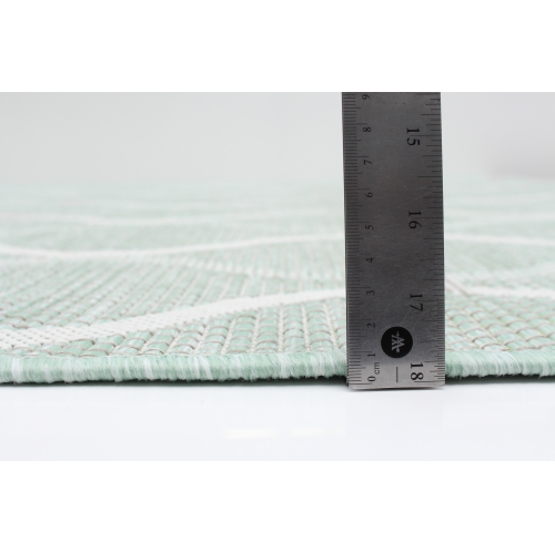 Veranda Diamond Blue Polypropylene Rug 6'7" x 9'6"