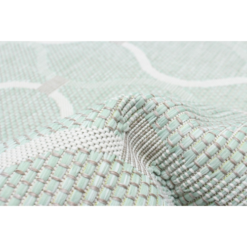 Veranda Diamond Blue Polypropylene Rug 6'7" x 9'6"