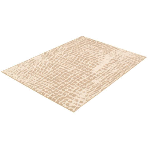Sisal Safari Champagne-Taupe Polypropylene Rug 5'3" x 7'7"