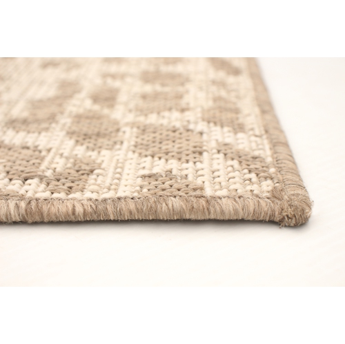 Sisal Safari Champagne-Taupe Polypropylene Rug 5'3" x 7'7"