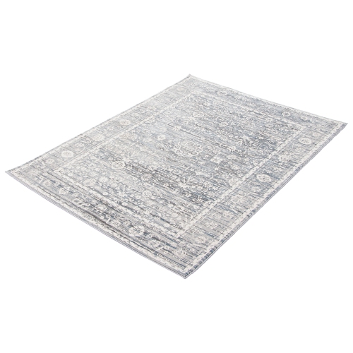 Layla Grey Polypropylene Rug 5'3" x 7'3"