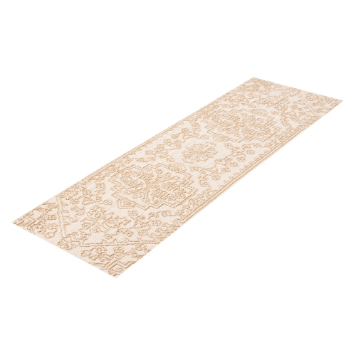 Umbra Taupe Polypropylene Rug 2'6" x 12'0"