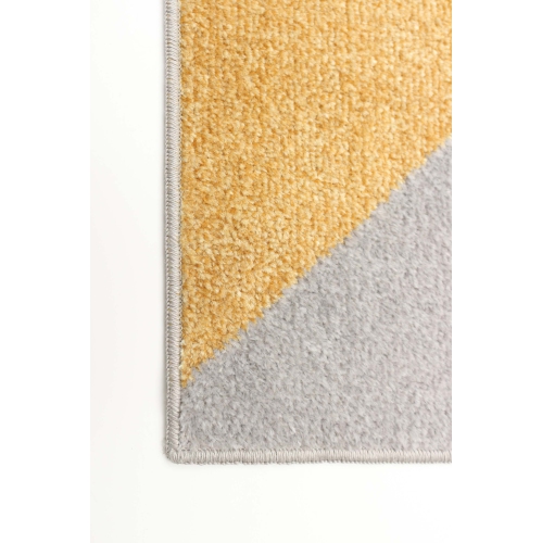 Aqua Gypsy Ivory Polyester Rug 3'0" x 5'0"