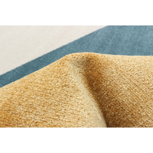 Aqua Gypsy Ivory Polyester Rug 3'0" x 5'0"