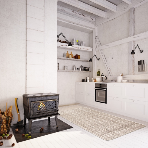 Vista Grey Polypropylene Rug 2'2" x 3'11"