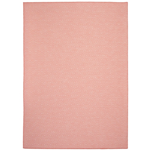 ALFRESCO DECOR  Veranda Diamond Polypropylene Rug 6'7" X 9'6" In Blue