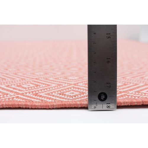 Veranda Diamond Blue Polypropylene Rug 6'7" x 9'6"