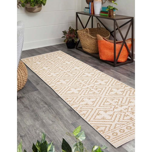 Hampshire Taupe Polypropylene Rug 2'6" x 12'0"