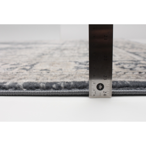 Oregon Tabriz Grey/Cream Polypropylene Rug 5'3" x 7'3"