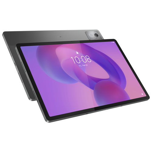 Tablette Idea Tab Pro 12,7 po 256 Go Android 14 de Lenovo à processeur Dimensity 8300 de MediaTek et stylet - Gris luna
