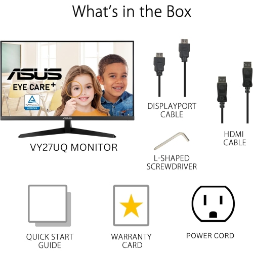 ASUS VY27UQ 27" 4K HDR Monitor