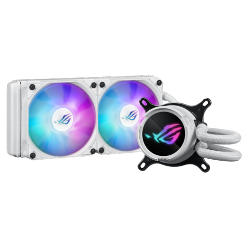 ASUS ROG Strix LC III 240mm ARGB All-in-One Liquid CPU Cooler – White