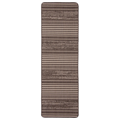 ALFRESCO DECOR  Cabana Chocolate Polypropylene Rug 2'2" X 6'7"