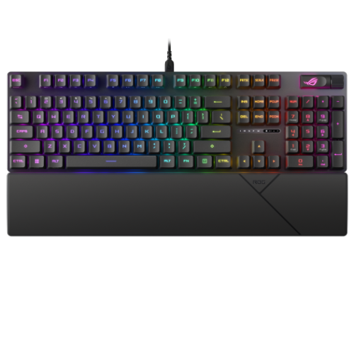 ASUS  Rog Strix Scope Ii Rx Mechanical Gaming Keyboard – Rx Switches, Pbt Keycaps, Canadian Layout In Red