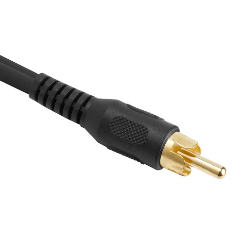Cmple - 1 RCA Male to 2 RC-A Male Stereo Audio Y-Cable, 2 RC-A Plugs to 1 RC-A Plug Audio Stereo Subwoofer Cable