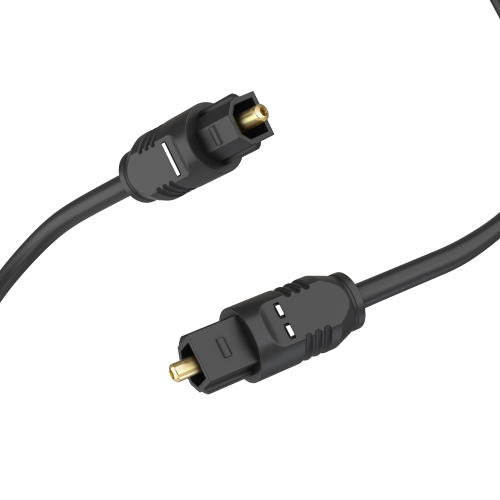 Câble audio optique 25&nbsp;pi Câble Toslink mince Câble fibre optique plaqué or Câble optique mince S/PDIF Audio numérique pour barre de son,