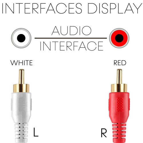 Cmple - 2 RCA to 2 RCA Cables 25ft, Stereo Audio Speaker Cable Male to Male Dual RCA Cord Subwoofer Cable for Car Stereo, Marine Audio, Audio Mixer,