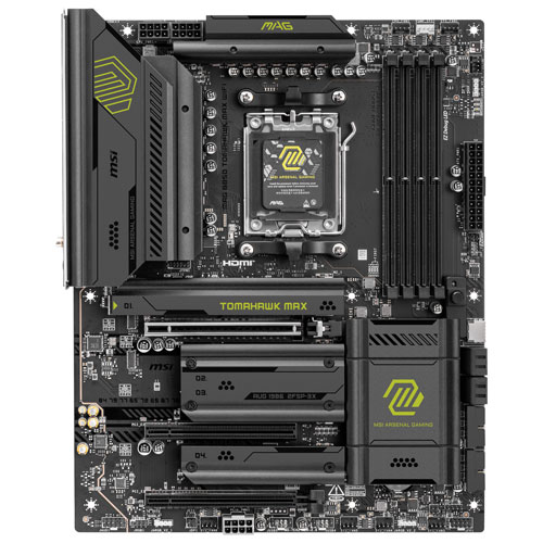 MSI MAG B850 Tomahawk Max Wi-Fi 7 ATX AM5 Motherboard for AMD Ryzen 9000/8000/7000 Series CPUs