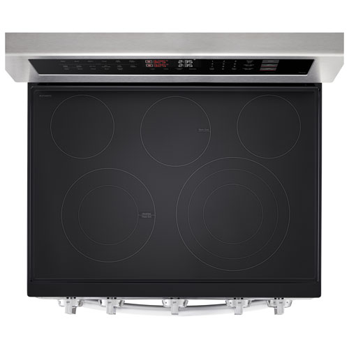 LG 30" 7.3 Cu. Ft. Double Oven 5-Element Freestanding Electric Range (LDEL7324SE) - Stainless Steel