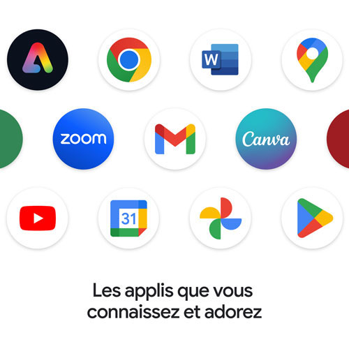 Chromebook de 12,2 po IdeaPad Flex 3i de Lenovo avec 3 mois de forfait Google AI Pro - Bleu