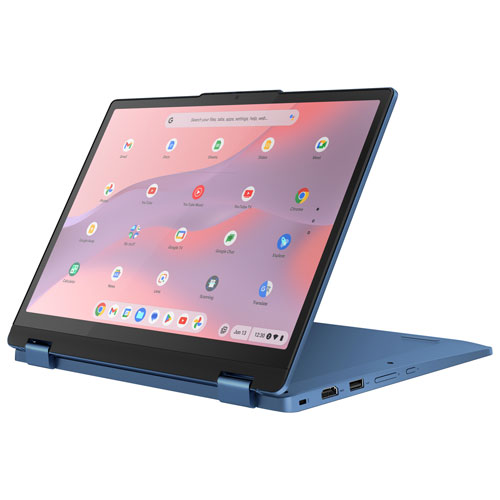 Chromebook de 12,2 po IdeaPad Flex 3i de Lenovo avec 3 mois de forfait Google AI Pro - Bleu